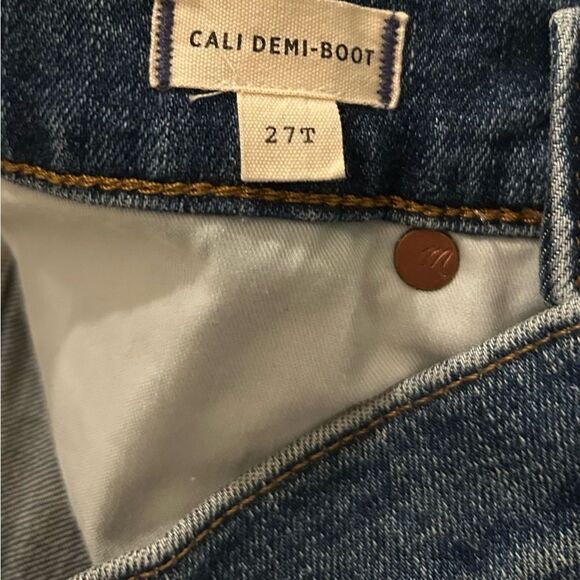 Madewell Cali Demi Boot Cut Jeans Size 27 Tall - Picture 10 of 12